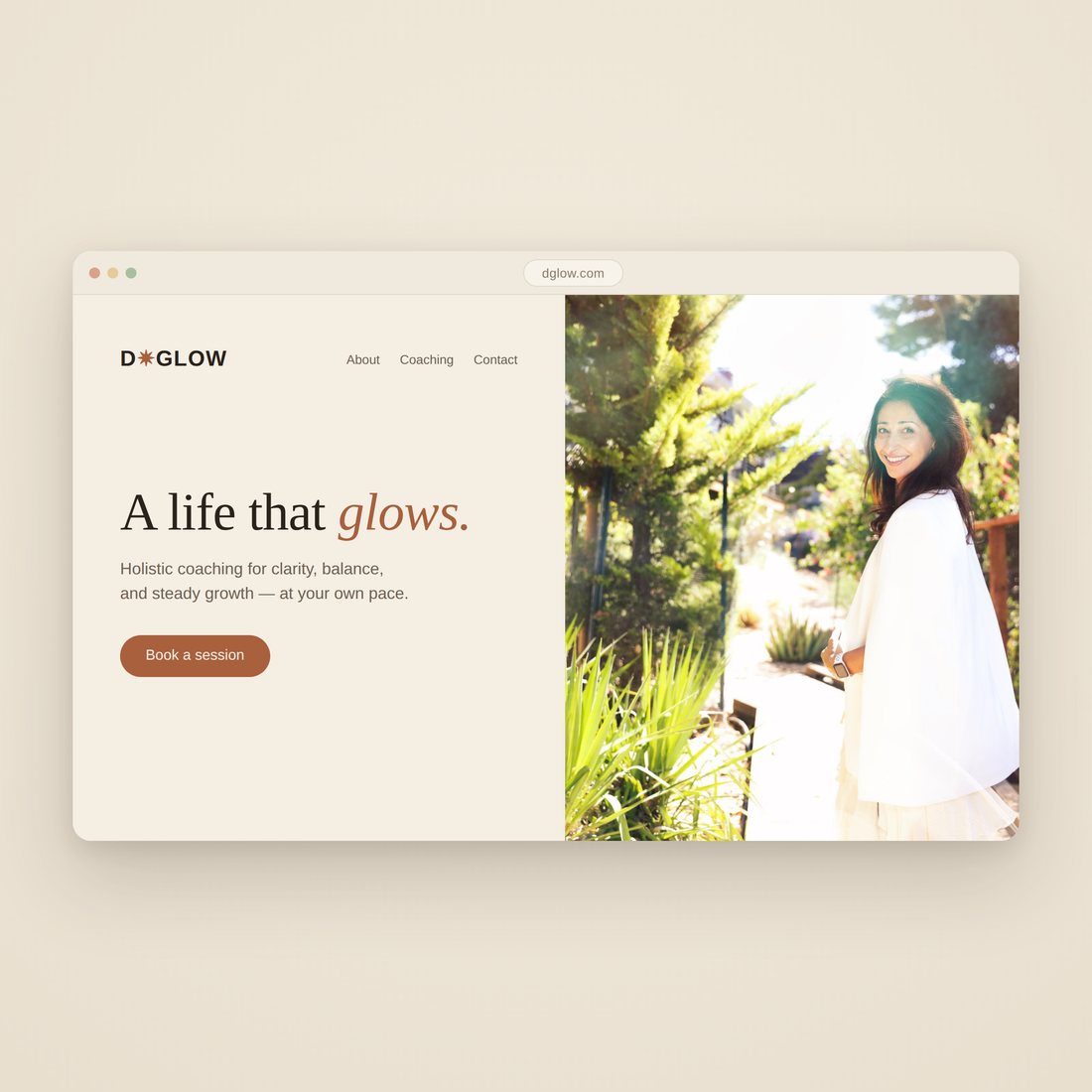 D*GLOW coaching site